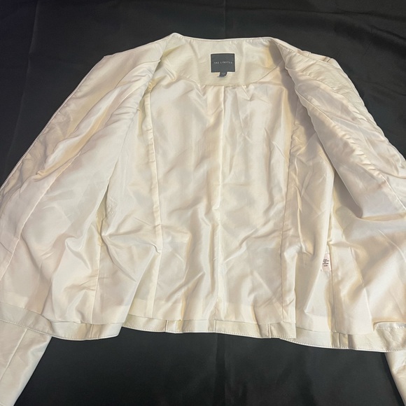 The Limited Women's Off White Leather Jacket - Picture 2 of 5